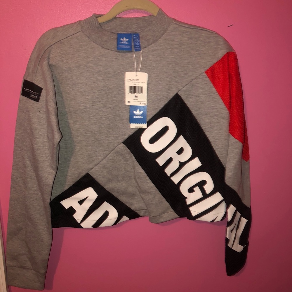 ADIDAS CROP SWEATSHIRT